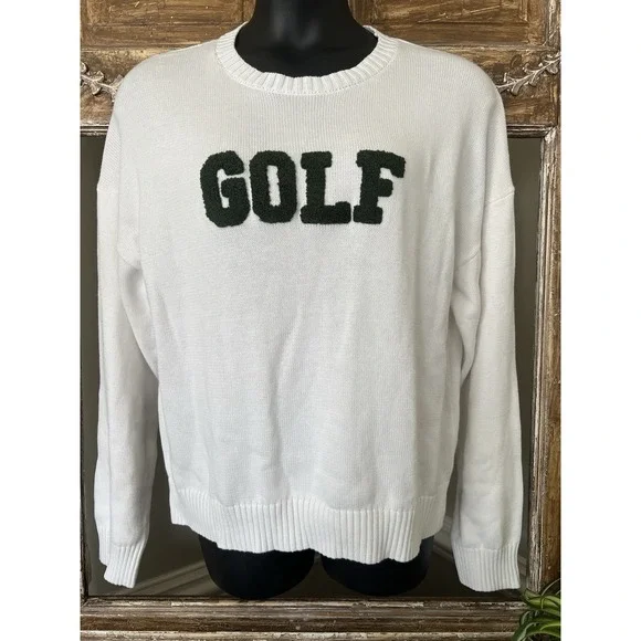 Emerson Street Clothing GOLf Sweater 100% Cotton Women's Size XL - Picture 9 of 9